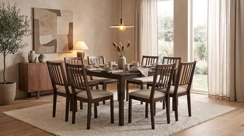 K27-665DT-K27-665DC 1+8 DINING SET