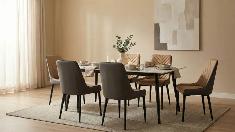 K482-5497-K482-5595 1+6 DINING SET