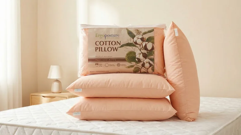 K482-EDMD4748 TWIN PACK COTTON PILLOW