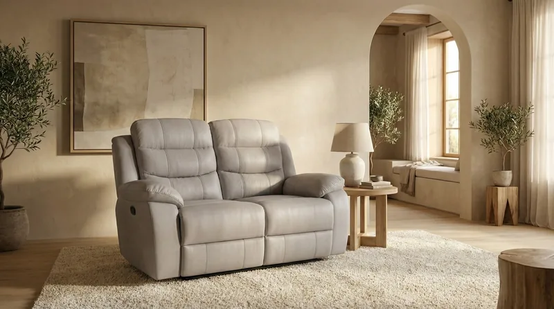K482-EDSD4034 2 SEATER FULL LEATHER SOFA
