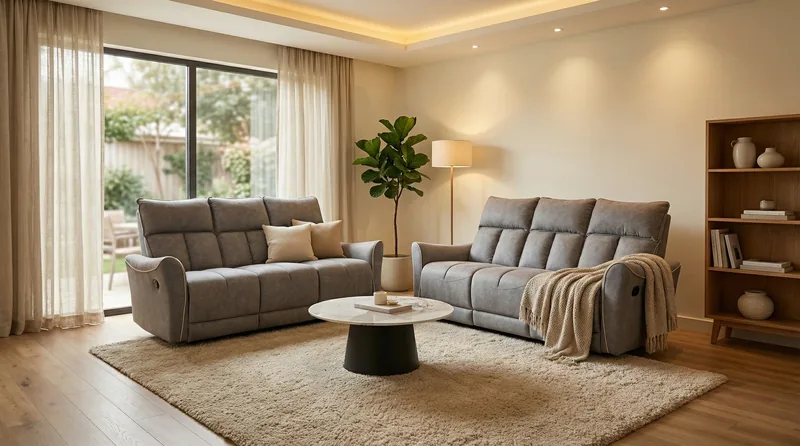 K482-EDSD4922 2+3 RECLINER SOFA SET