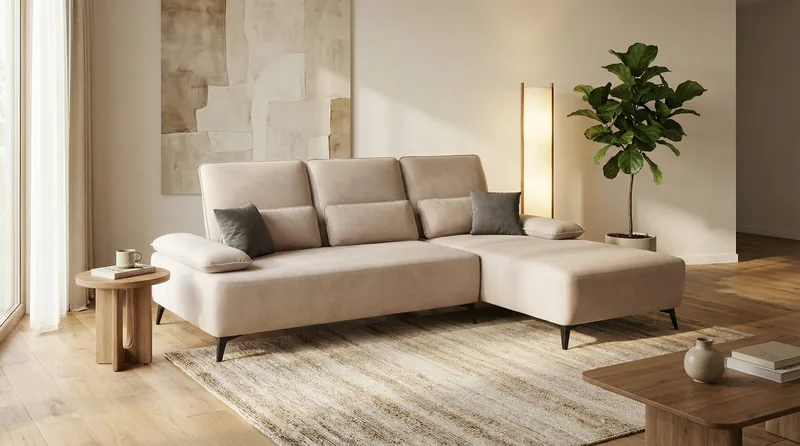 K482-EDSD5446 3L SEATER SOFA WITH RECLINER
