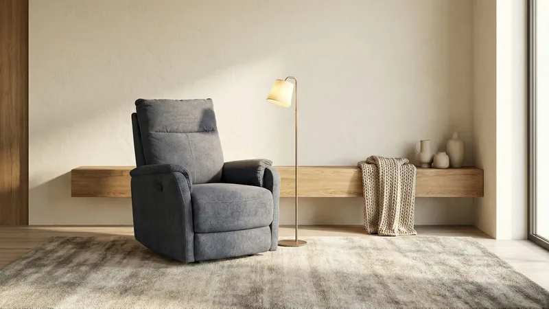 K482-EDWD4792 POWER RECLINER SOFA (FABRIC)