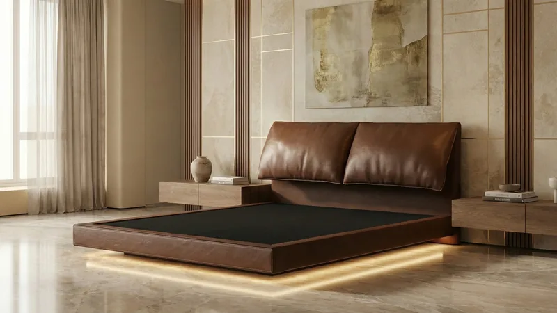 K487-ELPSP-5 5' ELEPHANT SUSPENDED BEDFRAME