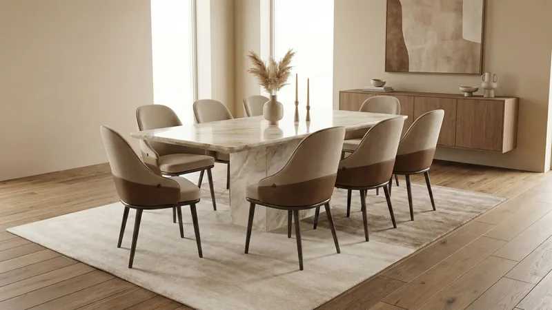 K494-J022D-K494-DC248 1+8 DINING SET