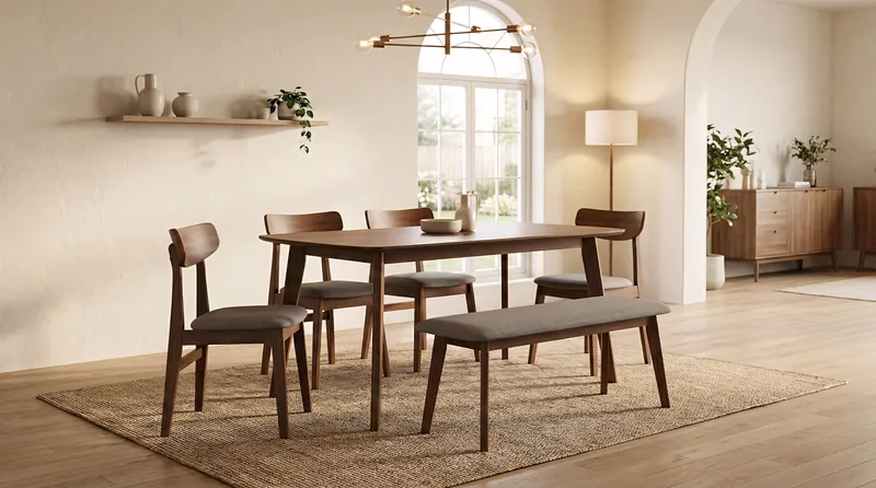 K536-CV8029T-K536-CV8029BC-K536-CV8029DC 1+4+1 DINING SET