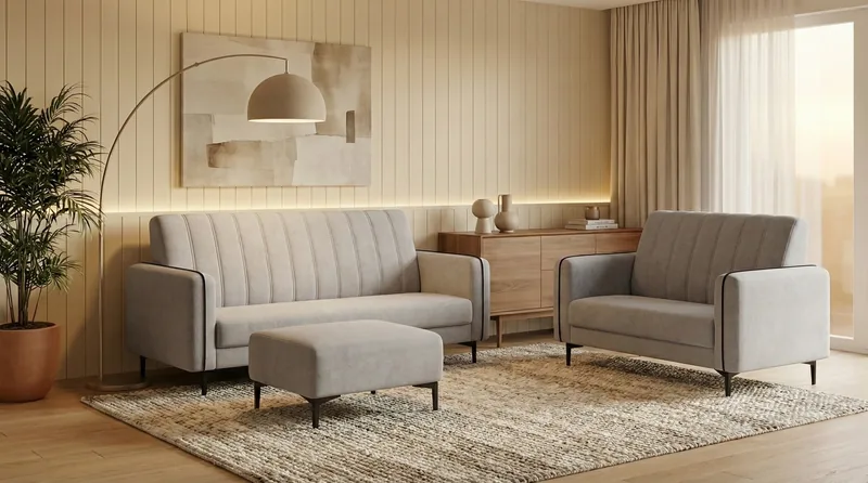K545-4388 2+3+STOOL SOFA SET